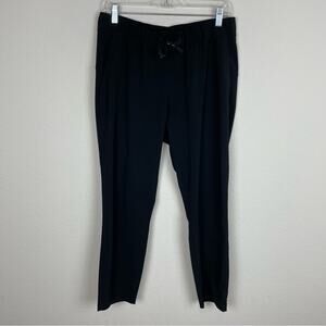 Lululemon Black Pull on Athletic On the Fly  Track Pants 8